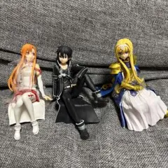 SAO ぬーどるストッパー キリト アスナ アリス 3個セット