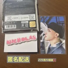 NICHOLAS &TEAM ポップアップ トレカ ピンバッジ