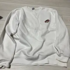 ホワイトトレーナー EVERTT トマトロゴ Lサイズ