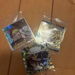 ワンピース　キャラクター ホログラム ステッカー 3枚セット