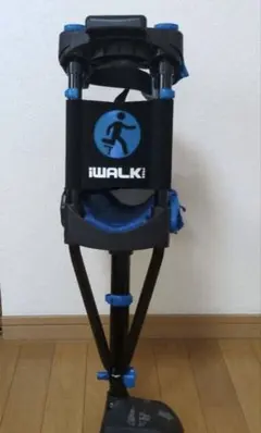 iWALK 松葉杖 青/黒 iWALK 松葉杖 青/黒 高さ調整可能 - メルカリ