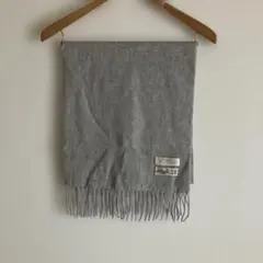 【未使用】ORDOS カシミヤ マフラー 30×160cm グレー 静電気防止