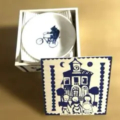 希少品 新品未使用 レオナール・フジタ 小皿 5枚セット 箱付き 藤田嗣治 オリジナル小皿5枚セット 木箱入り レオナール藤田 希少