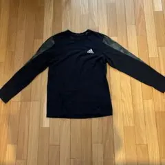 adidas メンズ 長袖カットソー ブラック サイズJ/Mのサムネイル