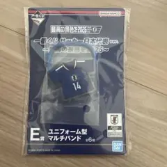 一番くじ サッカー日本代表 E賞 ユニフォーム型マルチバンド　伊東純也のサムネイル