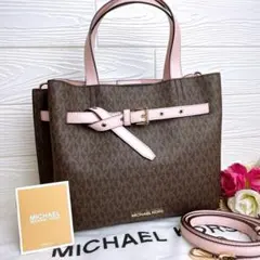 美品☆MICHAEL KORSマイケルコース 2wayショルダーバッグ 保存袋