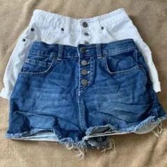 ROXY ショートパンツ　ジーンズ　サイズ25 2本セット