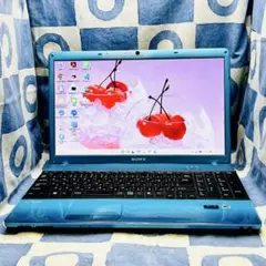高性能SSD240GB☆i7☆人気のVAIO♡綺麗なブルー♪カメラ付！Win11