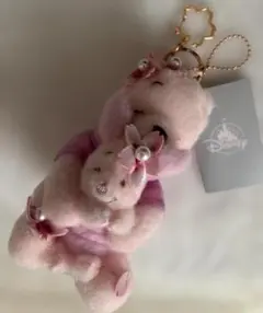 未使用 ディズニーストア SAKURAプーさん＆ビグレットぬいぐるみキーチェーン
