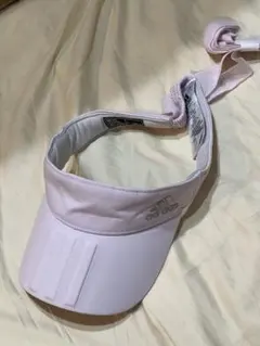 L*y様 adidas golf リボン付きサンバイザー　ピンク　未使用品