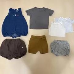 【まとめ売り7着】キムラタン ユニクロ バースデー 80〜90cm 男の子　春秋