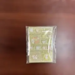 ミニタイルシール　ふわふわにゃんこ