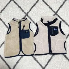 アウター　ボアベスト　90cm 2点セット　まとめ売り　ベビー　キッズ