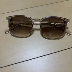 SHEIN サングラス クリアフレーム ブラウンレンズのサムネイル