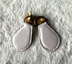 ＊2個セット＊ 姫路レザー レザークラフト 牛革 本革 キーホルダー 6