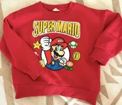 スーパーマリオ トレーナー 120cm 赤