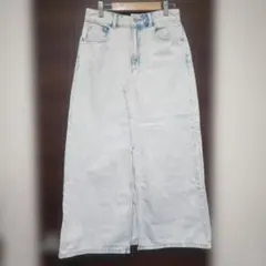 GU ロングデニムタイトスカート