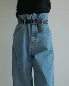 【美品】 anuke Waist Tuck Denim 38のサムネイル