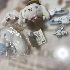 シナモン シナモロール マスコット ヘアピン ラバーマスコット