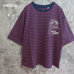UNIQLO ユニクロ OLYMPIA LE-TAN 半袖Tシャツ ボーダーS