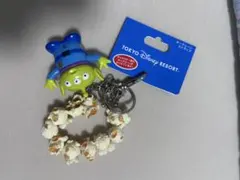 リトルグリーンメン　ポップコーン　キーチェーン　キーホルダー　ディズニー