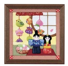 さくらほりきり きめこみパッチワーク 【きめこみ暦ひな祭り】