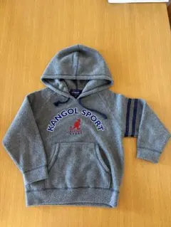 KANGOL SPORT フリースパーカー グレー 110