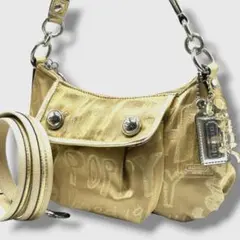 Coach Y2k Poppy One Shoulder Bag GOLD