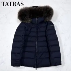美品 TATRAS タトラス KOSAVA ダウンコート S ネイビー ファーのサムネイル