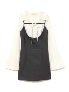 andmary Betty layered check dress - メルカリ