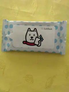 SoftBank お父さん犬 ウェットティッシュ 10枚入