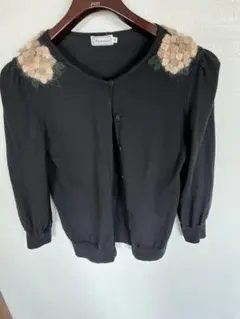 アナトリエ　刺繍　カーディガン　M