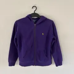 希少Ralph Lauren ビックロゴ 紫色 ジップパーカー 希少】Polo Ralph Lauren ジップパーカー S - メルカリ