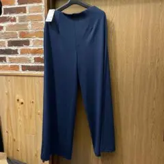 クレープジャージストレートパンツ（ワイドパンツ）