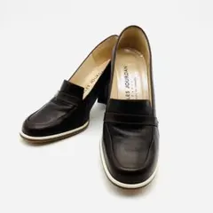 CHARLES JOURDAN シャルルジョルダン 仏製 レザーパンプス美品茶色のサムネイル