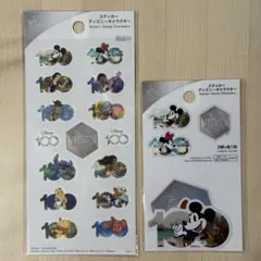 Disney 100周年 ステッカー 2種セットのサムネイル