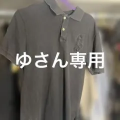 Polo by Ralph Lauren ダークグレー ポロシャツ　ビックポニー
