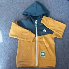LOGOS フード付きパーカー 110サイズ 青・黄