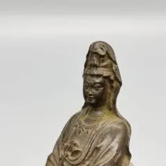 昭和11年 木彫天女像 羽衣天女 木彫刻 在銘 年号入 戦前 郷土美術 置物