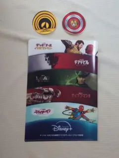 東京コミコン　非売品　Disney+ マーベル クリアファイル　ステッカーセットのサムネイル