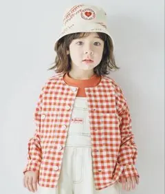 p.premier ギンガムチェック　ジャケット　120cm