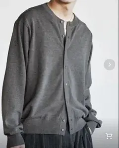 WYM T/C CREW COMPACT CARDIGAN グレー M タグ付 - メルカリ