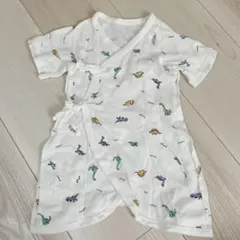 使い心地良好❣️恐竜柄コンビ肌着 50-60cm