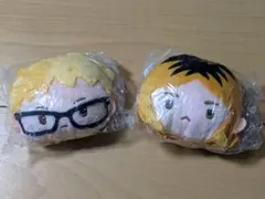 ハイキュー リバーシブルぬいぐるみ 月島蛍　孤爪研磨