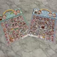 ラブブ 立体ぷくぷくシールセット 2セット