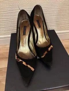 DOLCE &GABBANA ハイヒール・パンプス 黒と茶色 36のサムネイル