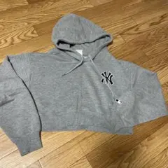 MLB New York Yankees パーカー グレー Mサイズ