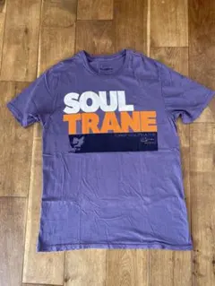 SOUL TRANE プリントTシャツ Lサイズ パープルのサムネイル