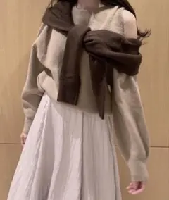 定価14,950円SNIDEL◆ディフォメーションニット