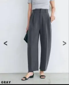 センタープレス ワイドパンツ